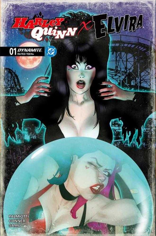 Harley Quinn X Elvira #1 Cover D Ben Caldwell Variant