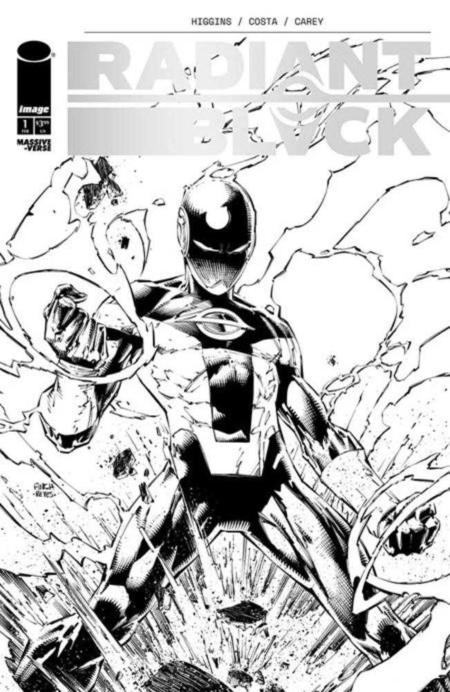Radiant Black And White (One Shot) Cover A David Finch