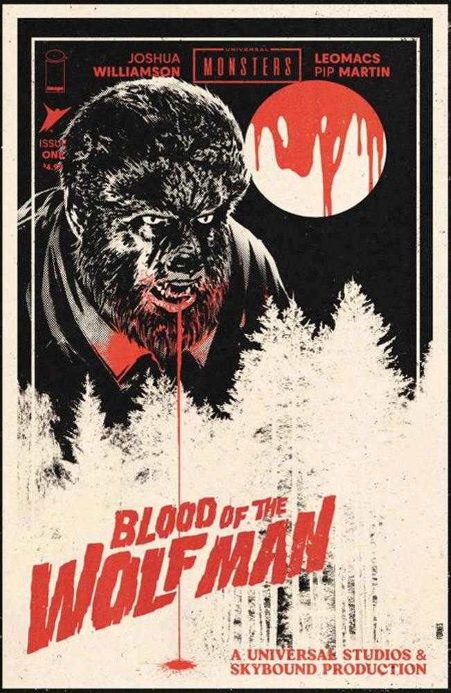 Universal Monsters Blood Of The Wolf Man #1 (Of 4) Cover F Inc 1:75 Jorge Fornes Variant