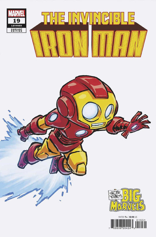 Invincible Iron Man #19 Skottie Young'S Big Marvel Variant