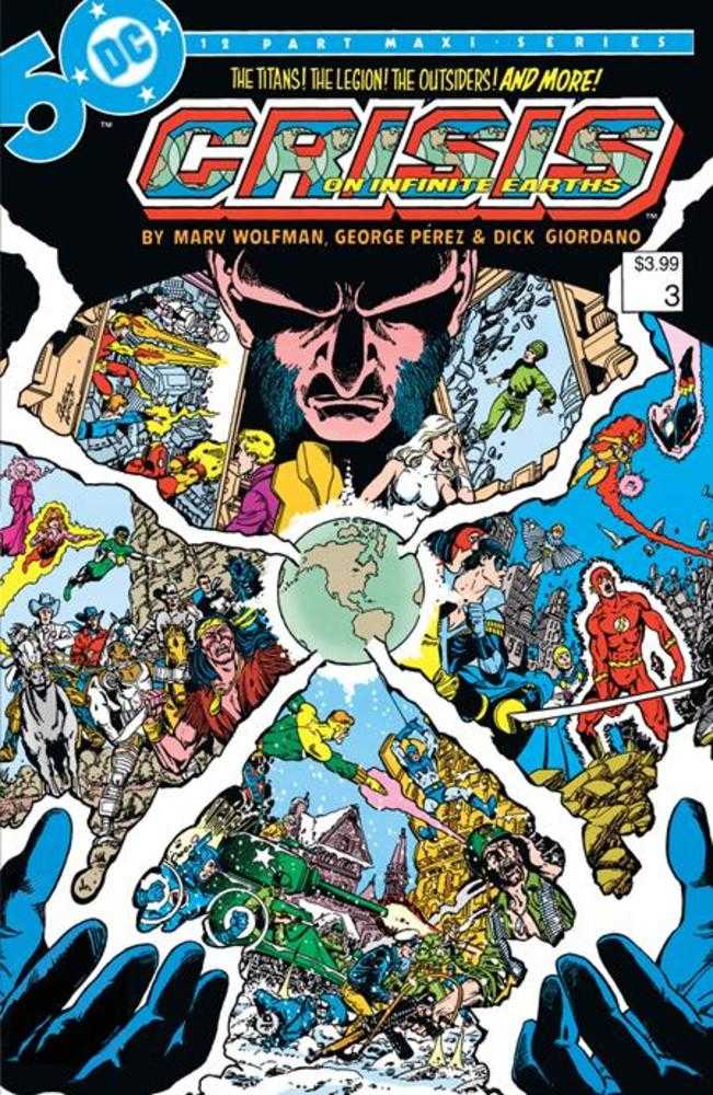 Crisis On Infinite Earths #3 (Of 12) Facsimile Edition Cover A George Perez