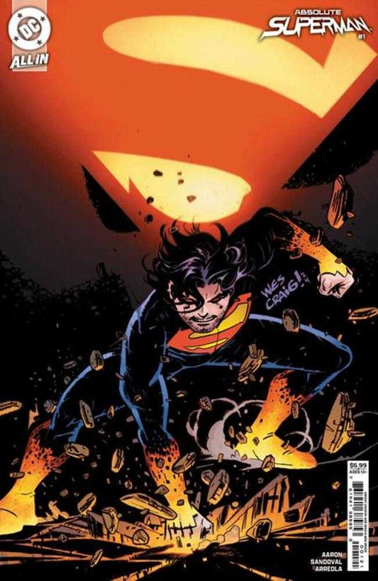 Absolute Superman #1 Cover B Wes Craig Card Stock Variant