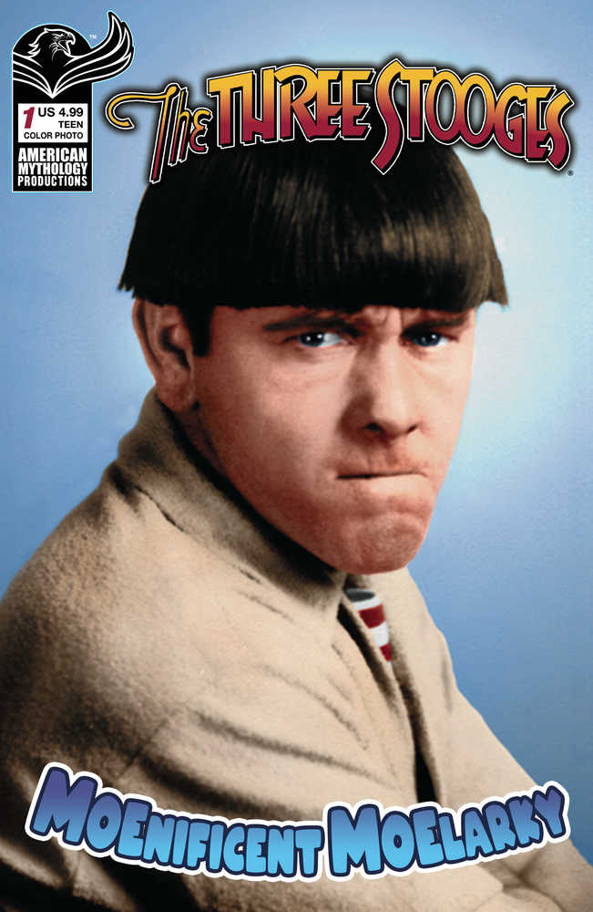 Three Stooges Moenificent Moelarky Cover B Color Photo