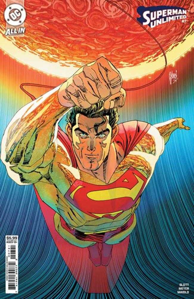 Superman Unlimited #7 Cover B Guillem March Card Stock Variant