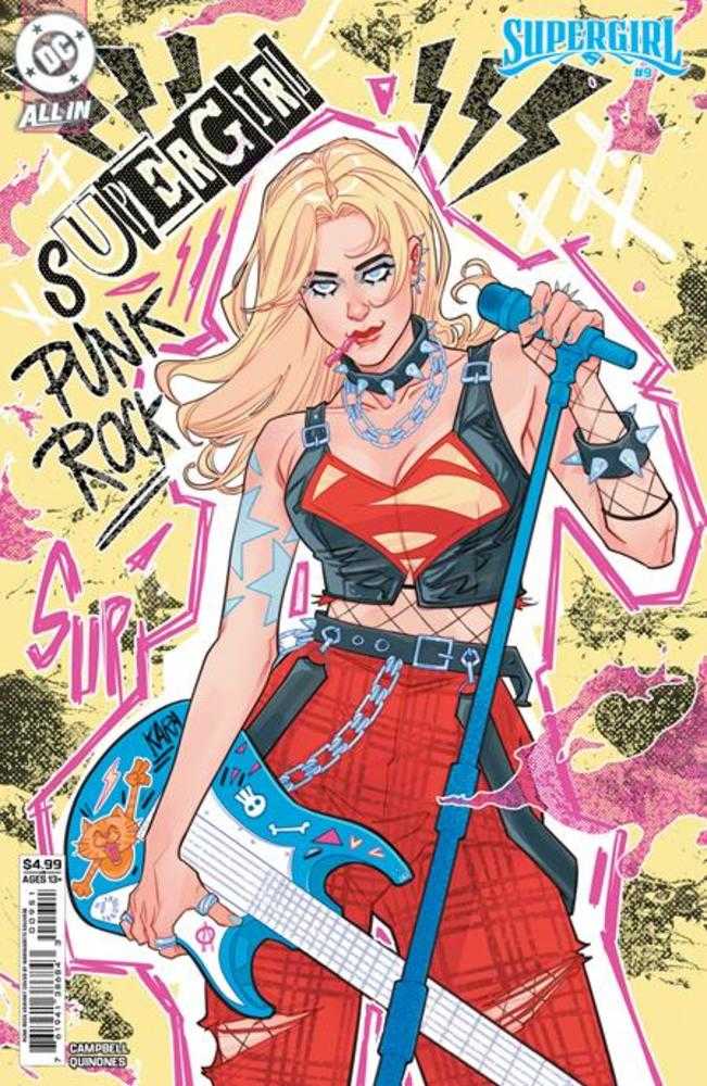 Supergirl #9 Cover F Marguerite Sauvage Punk Rock Card Stock Variant