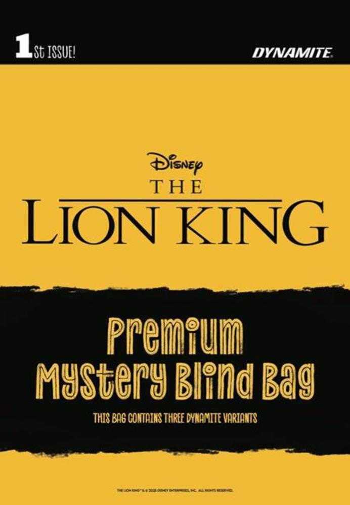 Lion King #1 Cover M Blind Bag Variant