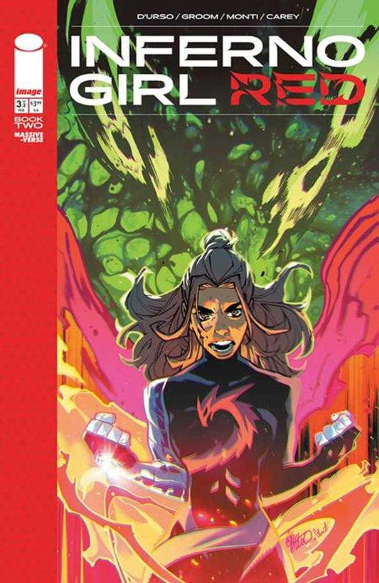 Inferno Girl Red Book Two #3 (Of 3) Cover A Erica Durso