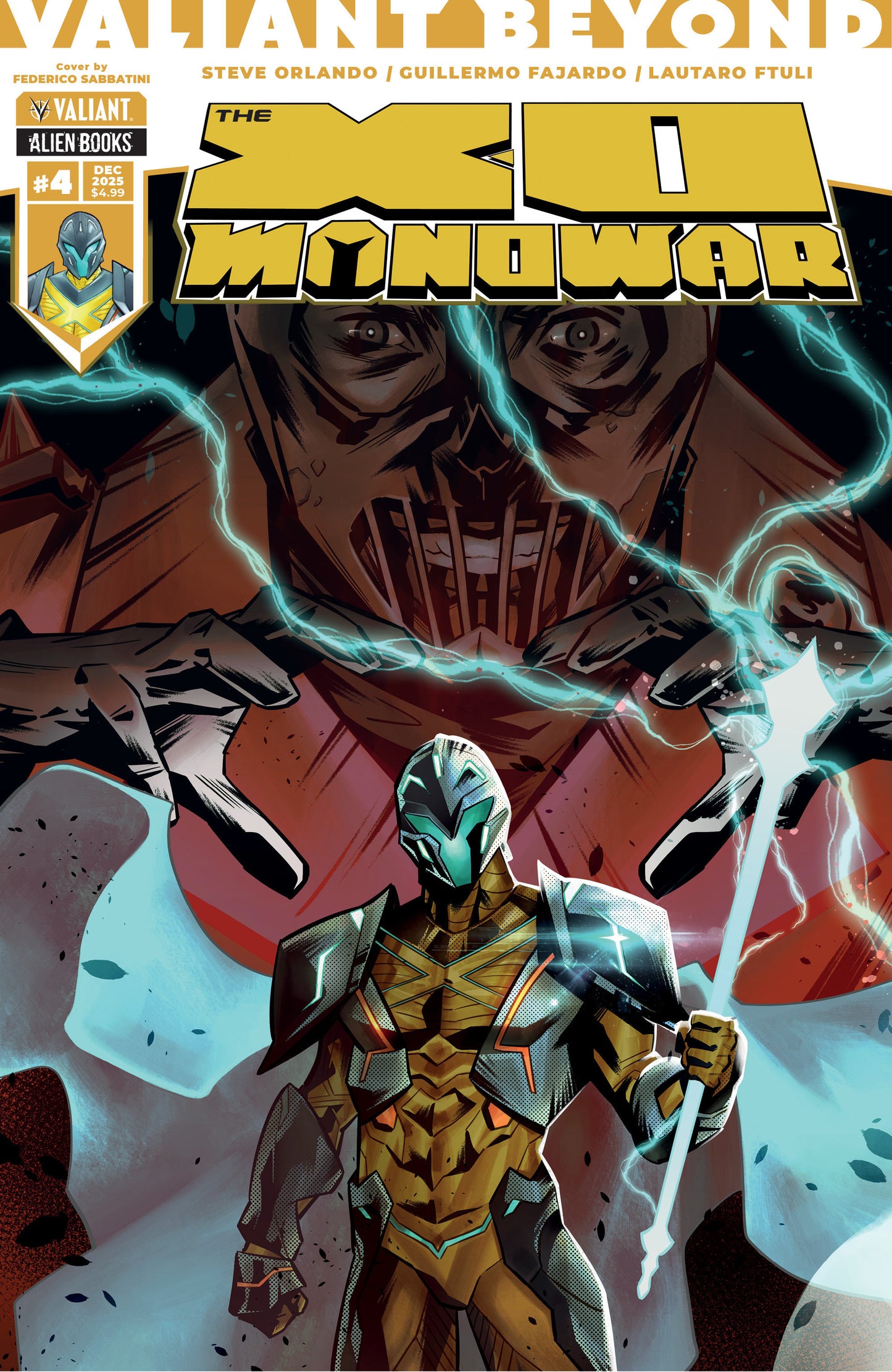 Valiant Beyond: The X O Manowar #4 Cover A (Sabbatini)