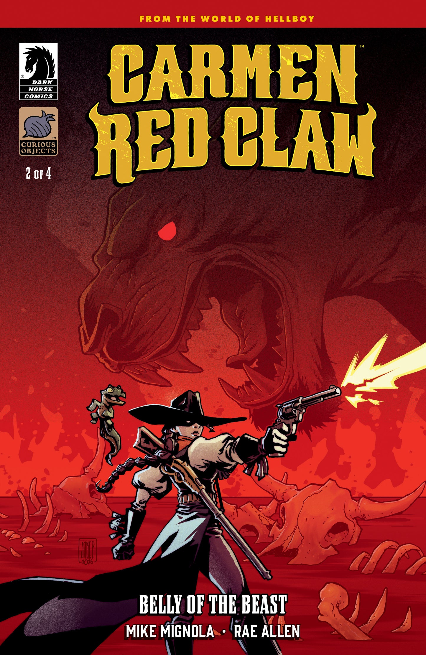 Carmen Red Claw: Belly Of The Beast #2 (Cover B) (Jake Parker)