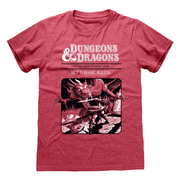 Dungeons And Dragons - Vintage Heather Red