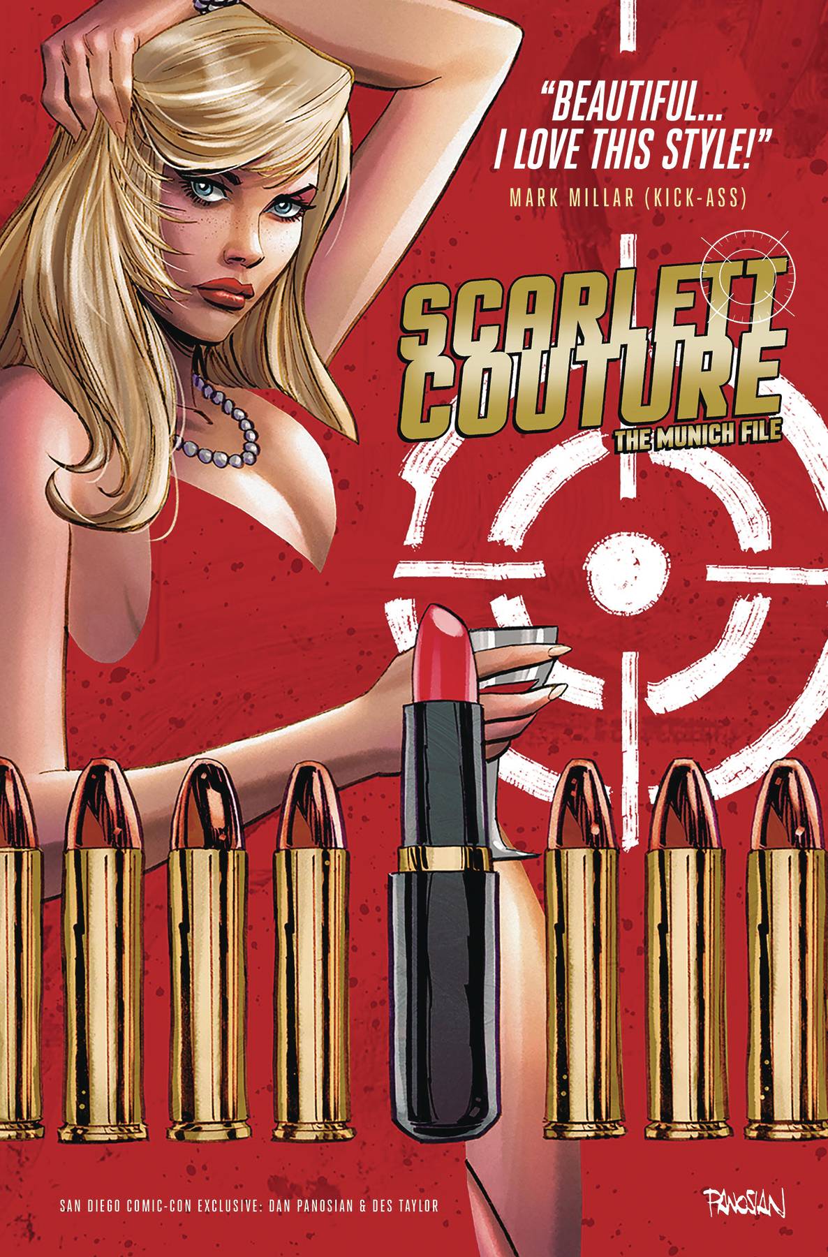SCARLETT COUTURE MUNICH FILE #1 (OF 5) SDCC EXCLUSIVE PANOSIAN COPIC VAR