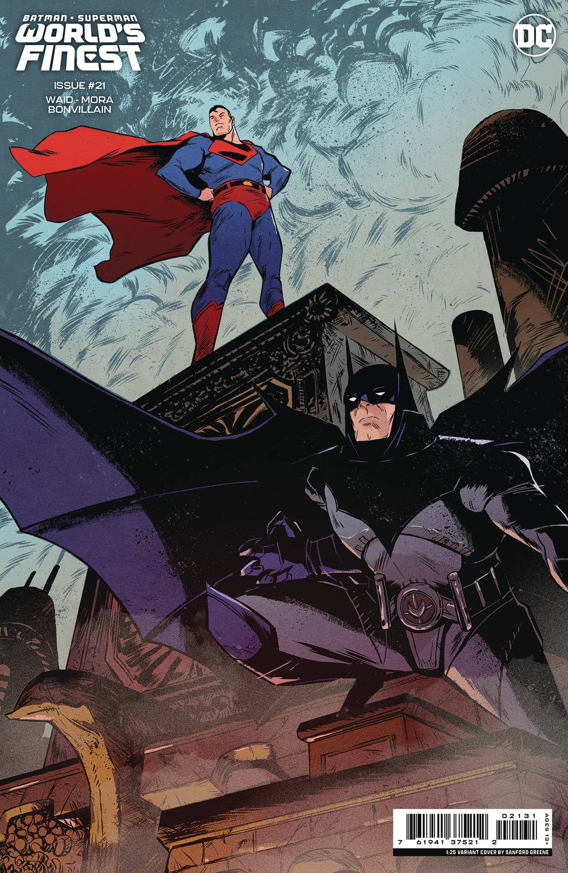 BATMAN SUPERMAN WORLDS FINEST #21 CVR E 1:25 COPY GREENE CS VAR
